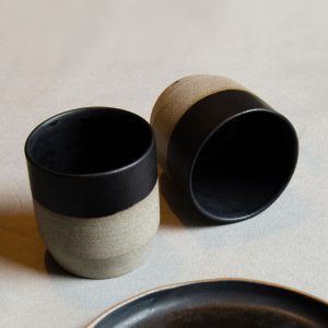 Bicchiere-tazza-mug-ceramica-grés-nera